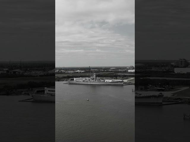 USS Alabama Then and Now