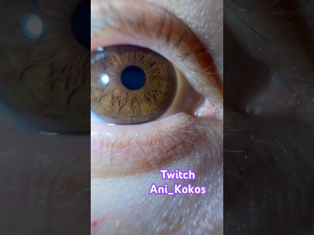 Знай стримера в лицо, точнее в глаз))) #eyes #eyelashes #twitch #game #stream #tiktok #shorts