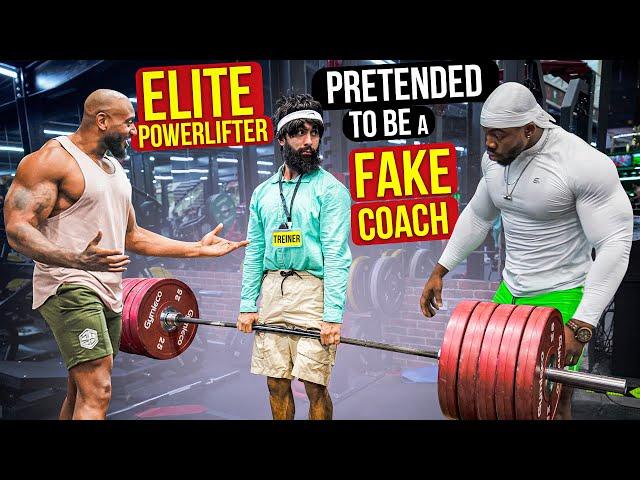 Elite Powerlifter Pretended to be a FAKE TRAINER #1 | Anatoly Aesthetics in Public