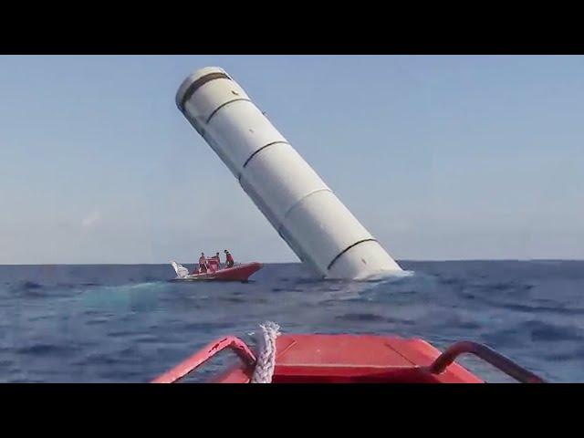 How NASA Recovers Gigantic Space Rocket in Middle of the Ocean