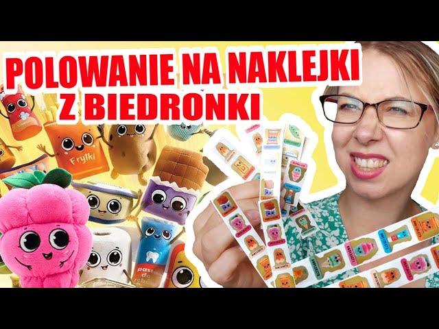 POLOWANIE NA NAKLEJKI GANGU PRODUKCIAKÓW *Nowe maskotki z Carrefour* #gangprodukciaków #biedron