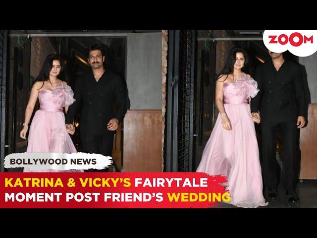 Katrina Kaif & Vicky Kaushal’s DREAMY chemistry STEALS hearts post attending friend’s wedding party!