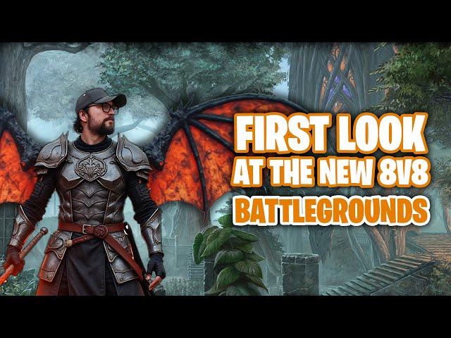 FIRST LOOK AT THE NEW 8v8 BATTLEGROUNDS - ELDER SCROLLS ONLINE - UPDATE 44