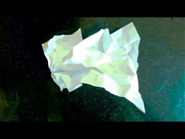 Sound background. Crumpled paper. Звуковой фон. Мятая бумага