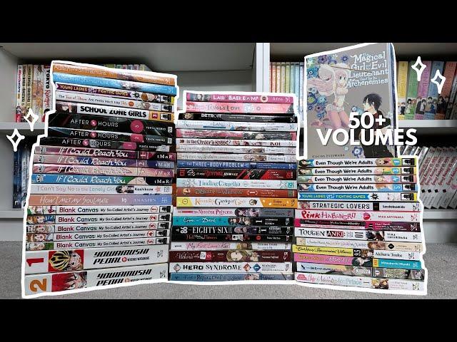 massive manga haul unboxing 50+ volumes ⊹₊˚ꕤ˚₊⊹