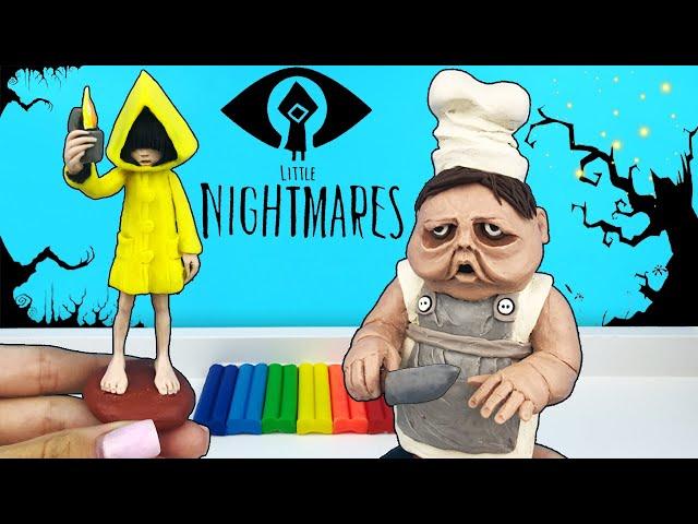 The Twin Chefs and the Six from Little Nightmares | Clay. Sculpt figures from plasticine