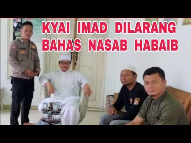 Kyai Imad Dilarang Membahas Nasab Habaib Ba'alwi di Ceramah dan Tulisan