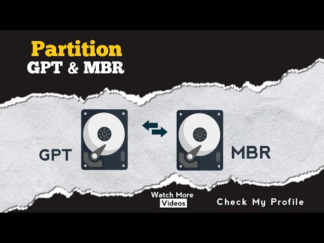 MBR - GPT Partition Differents Tricks Of VK - Tamil