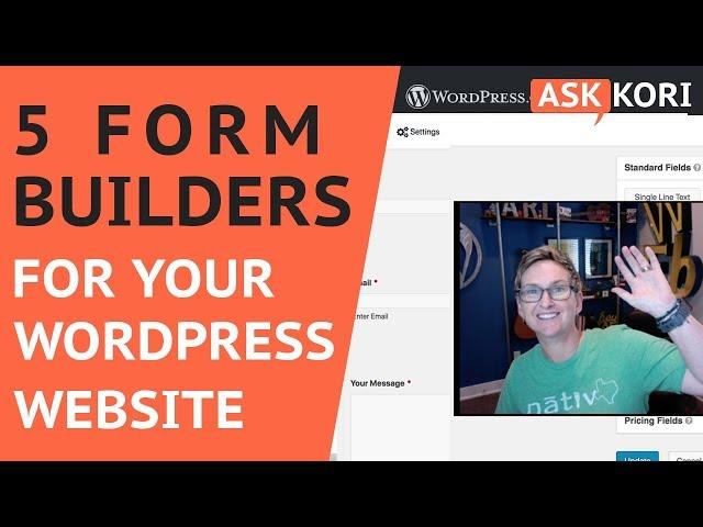 5 Form Builder Plugins for WordPress