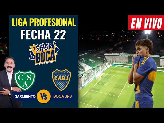 SARMIENTO vs BOCA JUNIORS EN VIVO con ROBERTO LETO desde JUNIN - Relato EMOCIONANTE