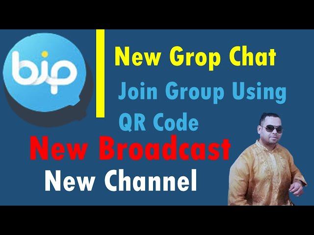 How to open BIP New Group Chat Broadcast New channel