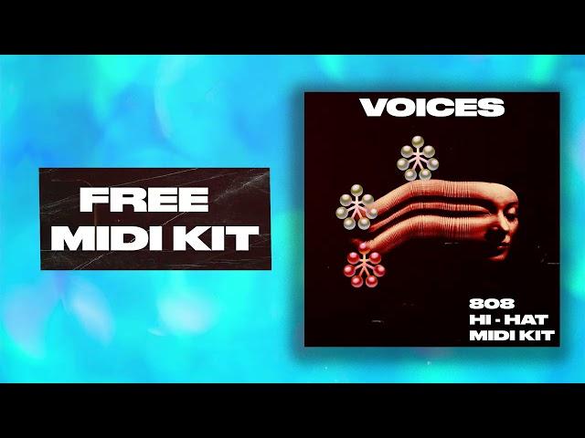 (Best) Free 808 + hi hat midi kit 2024 | Free Midi Kit - "VOICES" (Southside,Metroboomin,Future)