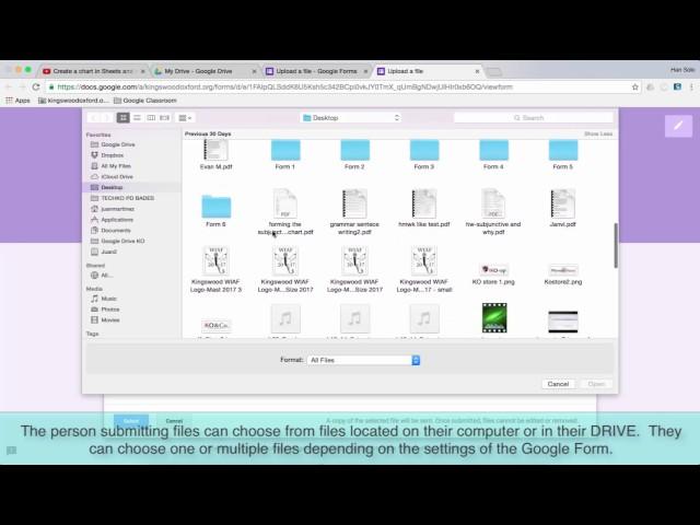 File upload with Google Forms
