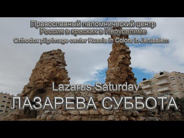 Святая Земля | Лазарева суббота | Holy Land | Lazarus Saturday