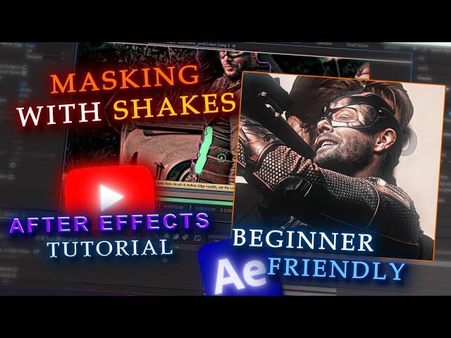 Masking + Shake Effect Tutorial | After Effects Guide