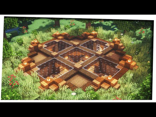 Minecraft - How to build a Simple Underground Storage Base｜Minecraft Tutorial｜How to build Tutorial｜