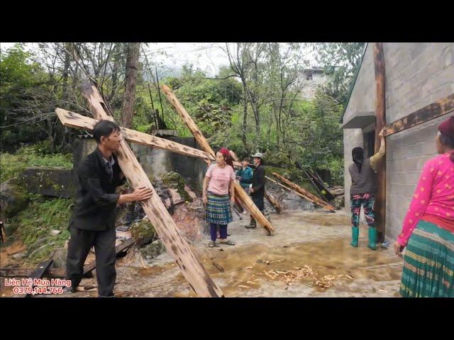 Quá Trình Làm Nhà Bếp Của 3 Bà Cháu.Mí Tủa VLOG Nguyễn Tất Thắng