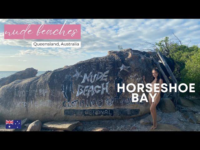 Horseshoe Bay aka 'Coral Bay' - the clothing-optional beach that had us confused