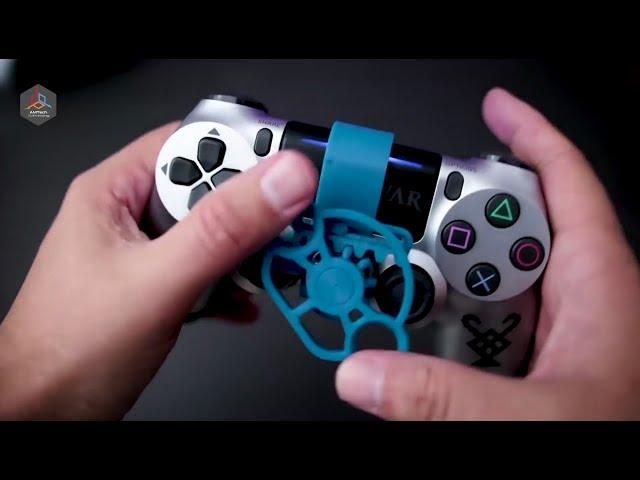 3D Printed PS4 Controller Steering Wheel