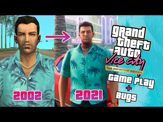 Grand Theft Auto: The Trilogy – The Definitive Edition-11 mins of Gta vice city game play + bugs.