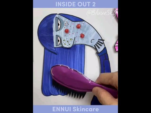 ENNUI Skincare️Inside Out 2  #insideout  #asmr #papercraft #makeup #paperdiy