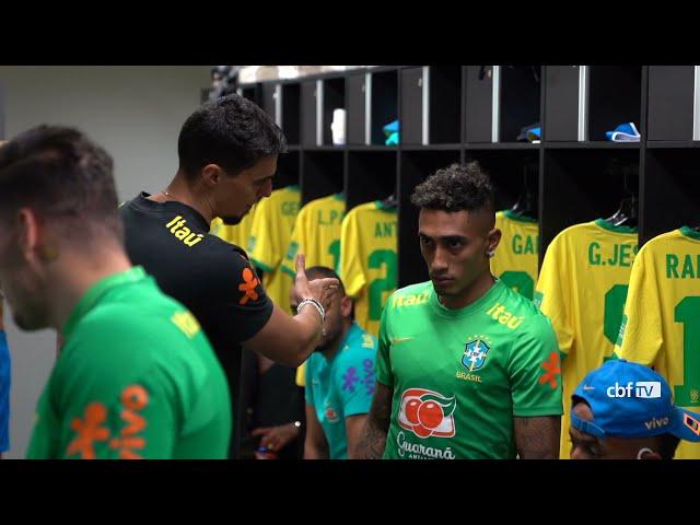 Você dentro do vestiário: BASTIDORES de SELEÇÃO BRASILEIRA 4 x 1 URUGUAI