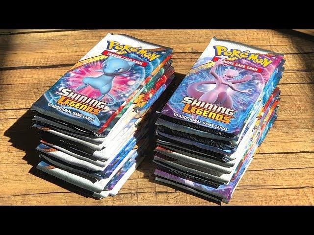 Pokemon Cards SHINING LEGENDS BOOSTER BOX OPENING! (RAREST CARD pulled TWICE!)