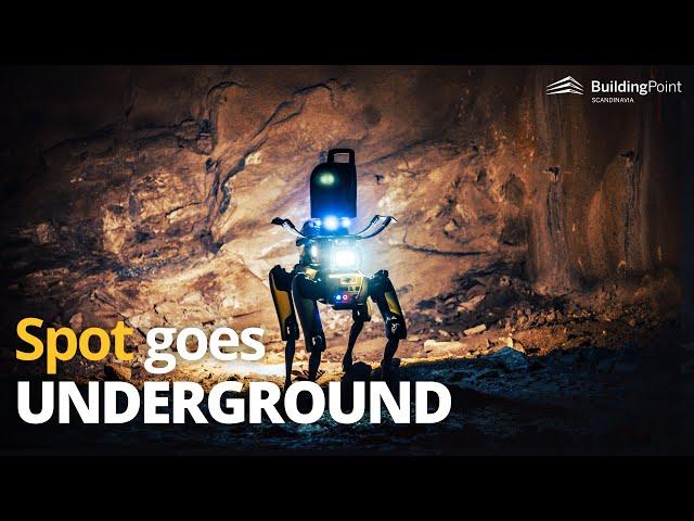 Spot from Boston Dynamics used by LNS for undeground mining (remote and autonomous operations)