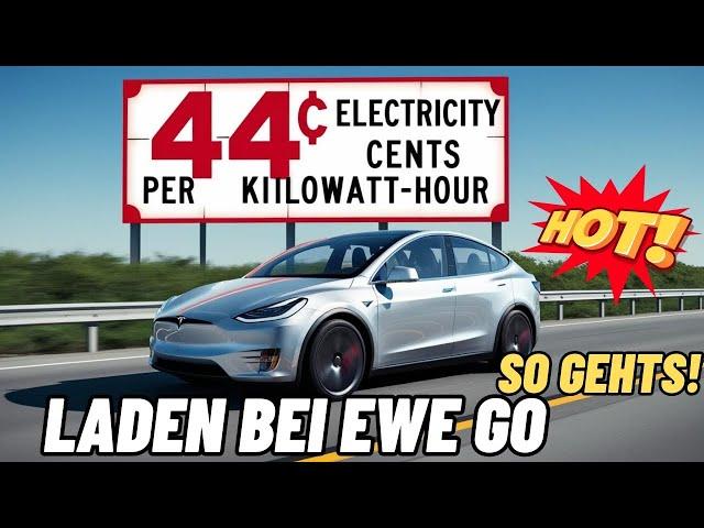 Bei EWE Go laden für nur 0,44 Euro/KWh ! So gehts…