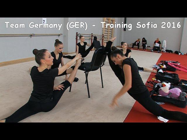 Seniorgroup Germany (GER) Training World Cup Sofia 2016