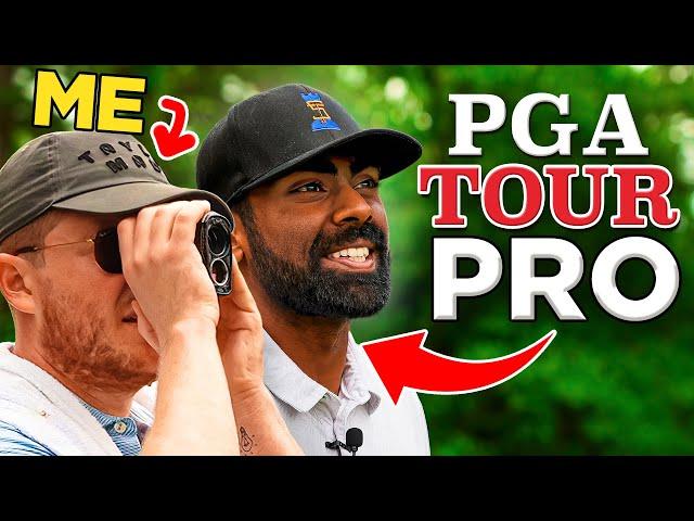 I Caddied For Sahith Theegala | Side Gig with Dan Rapaport