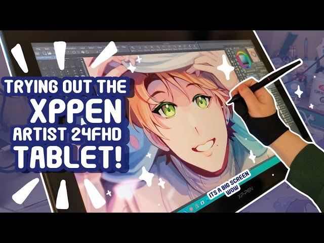 Trying out the XPPen Artist24FHD Tablet! |Timelapse Drawing