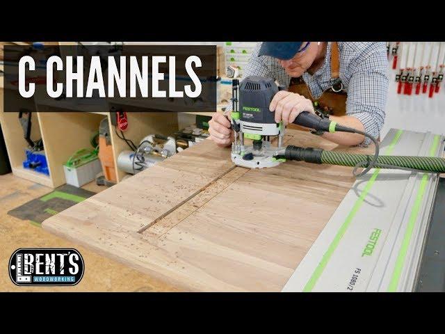 How To Install C Channels / Woodworking Tips