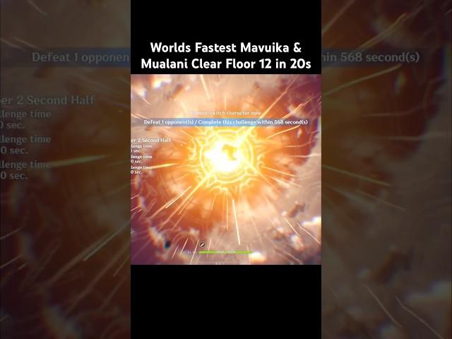 World Record Abyss Run with Mavuika #mavuika #citlali #genshinimpact #genshin #spiralabyss