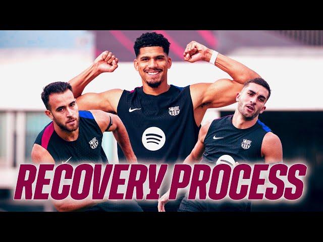 ARAUJO, FERRAN TORRES & ERIC GARCIA RECOVERY PROCESS | FC Barcelona Training 