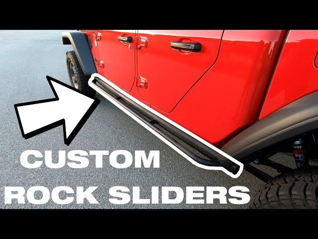 Building Custom Jeep Gladiator Rock Sliders