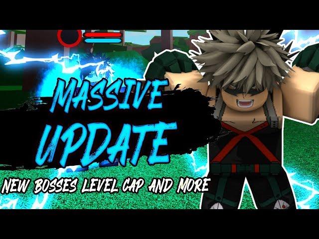 MASSIVE UPDATE! NEW BOSSES! NEW LEVEL CAP AND MORE! Boku No Roblox Remastered | iBeMaine