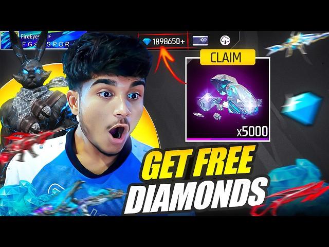 Free 5000 Diamonds  How To Get Diamonds in Free Fire Me Diamond Kaise Le || FireEyes Gaming