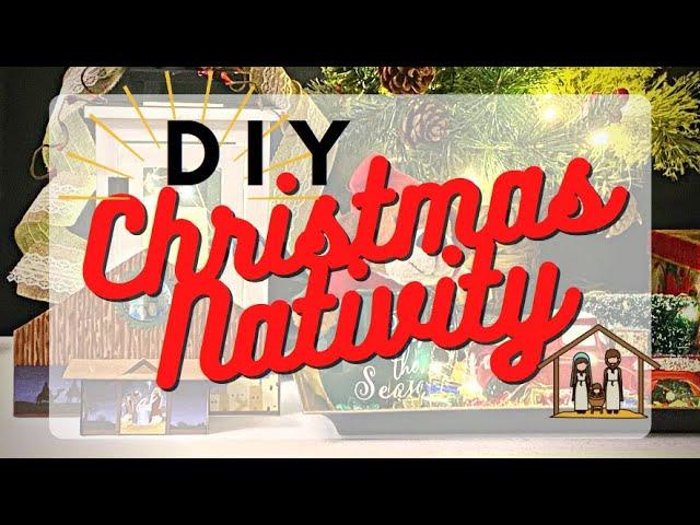 DIY Nativity for Christmas // Home Decor Idea