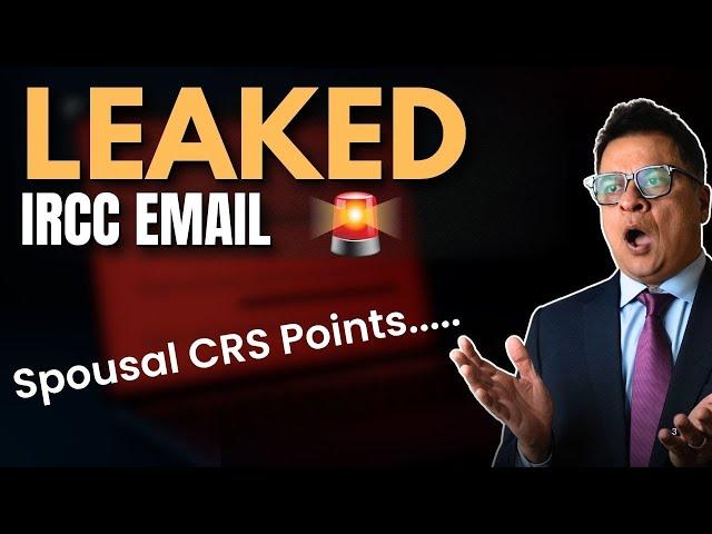 Will Spouse Points Be Removed from CRS? IRCC Leak Sparks Panic! | Express Entry 2025 Update | Canada