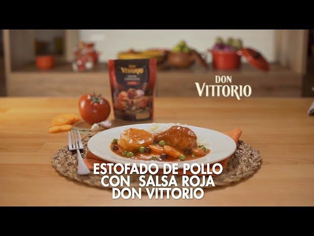 Estofado de Pollo con Salsa Roja Don Vittorio