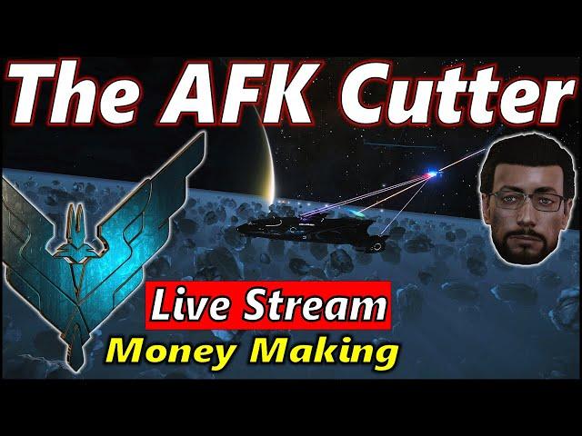 LIVE STREAM Elite Dangerous  MONEY MAKING IN THE AFK CUTTER