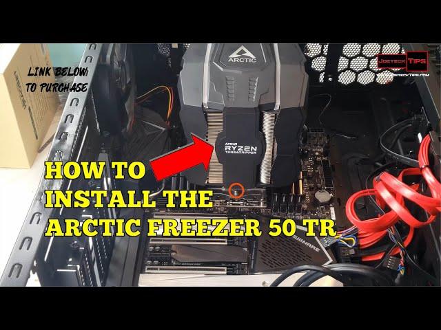 Installing of the Arctic Freezer 50 TR | How To | JoeteckTips