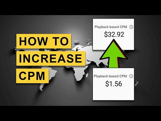 How to INCREASE CPM on YouTube - 4 Tips