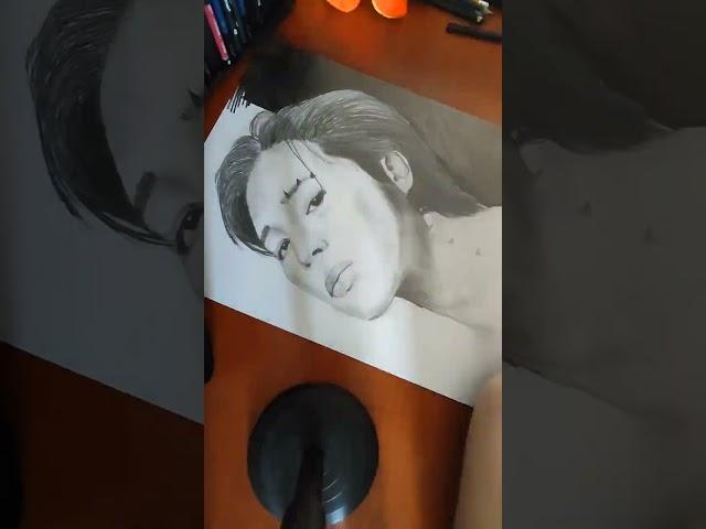 ускоренная версия. #рисунок #портрет #bts #Чимин #Арт #drawing #portrait #bts #Jimin #PakJimin #Art