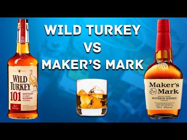 Wild Turkey 101 vs Makers Mark - Сравнение бурбонов