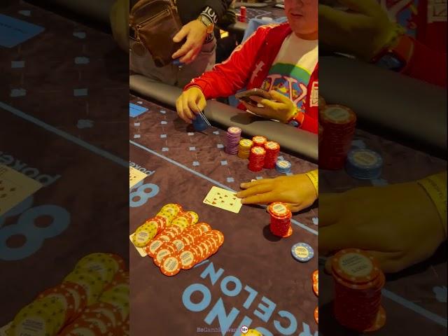 Flush Over Flush on the Bubble at 888poker Live Barcelona 🫧