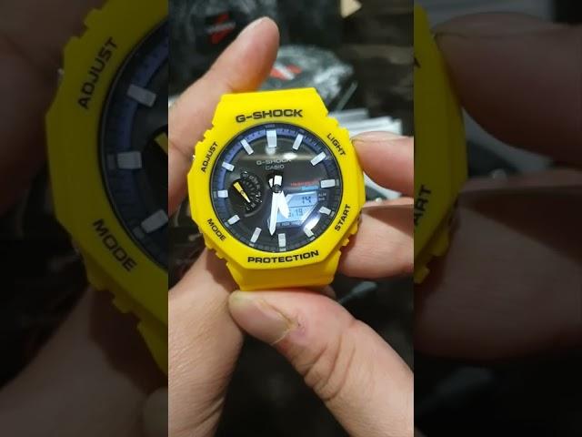 New 2022' #casio #casioak #gshock Canary Yellow GA-B2100C Bluetooth ToughSolar #GAb2100 #Yellow