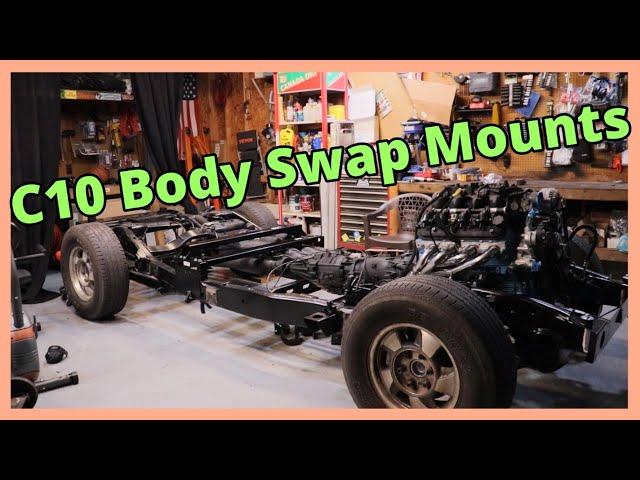 C10 BODY SWAP MOUNTS- 1966 CHEVY C10 PROJECT - EP.9- C10/Tahoe Frame Swap