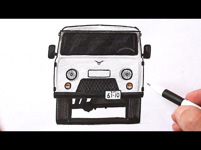 How to draw an UAZ